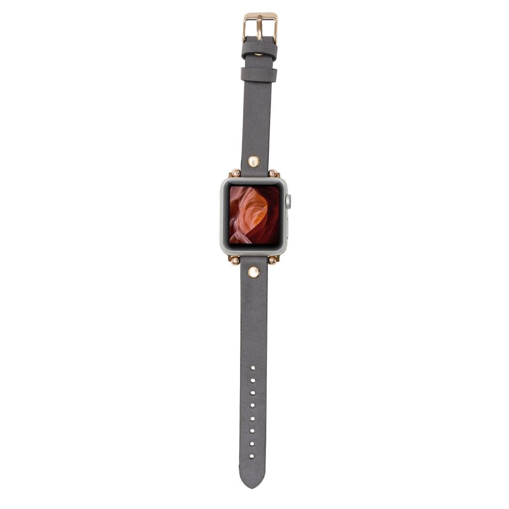 Apple Watch Uyumlu Deri̇ Kordon Ferro 38-40-41Mm Rt Rst9