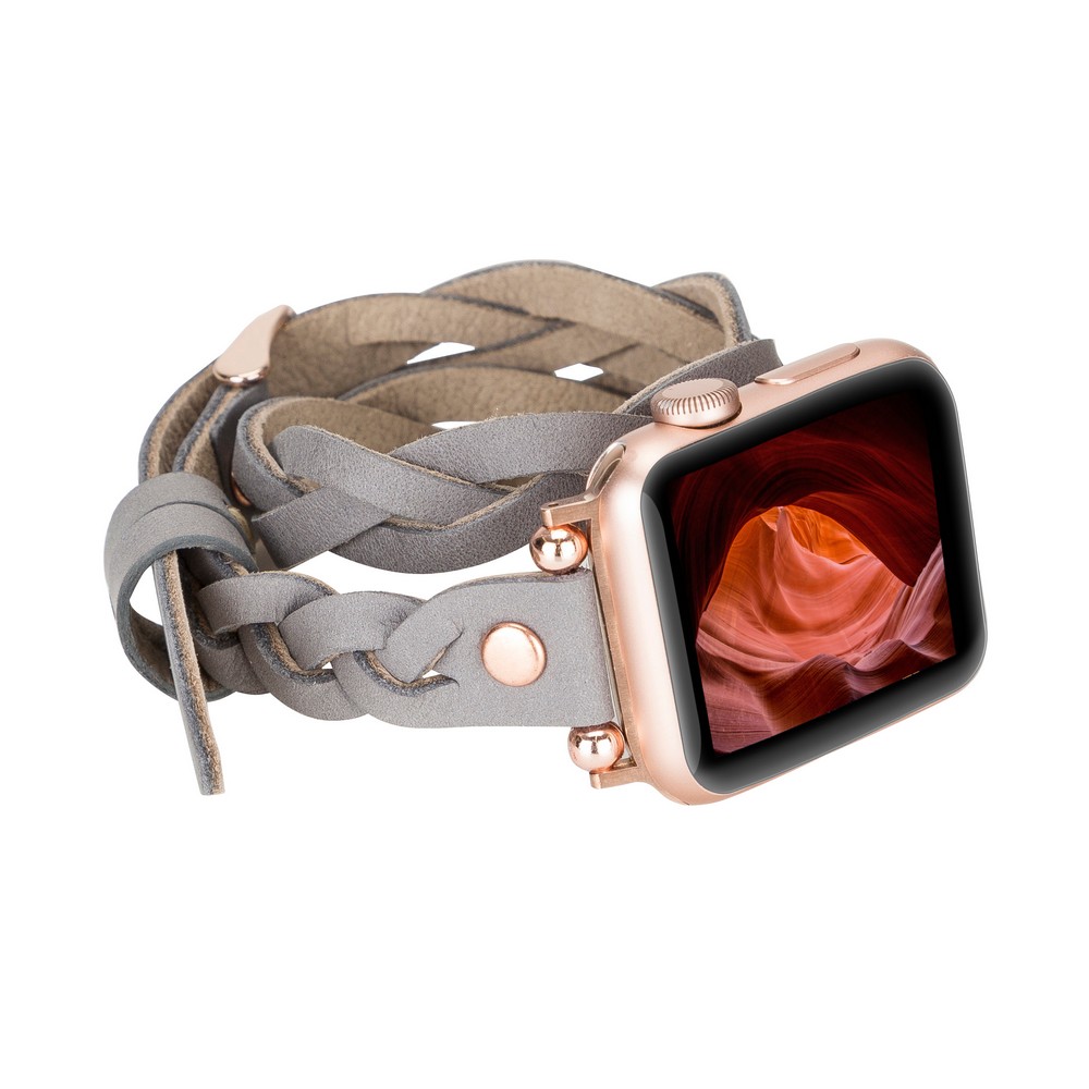 Apple Watch Uyumlu Deri̇ Kordon Peggy 38-40-41Mm Dtrtrst9