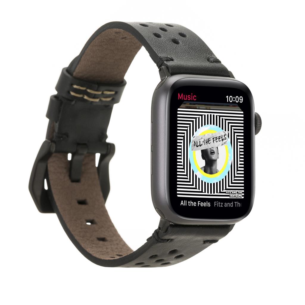 Apple Watch Uyumlu Deri̇ Kordon Vi̇go 42-44-45Mm Rst1