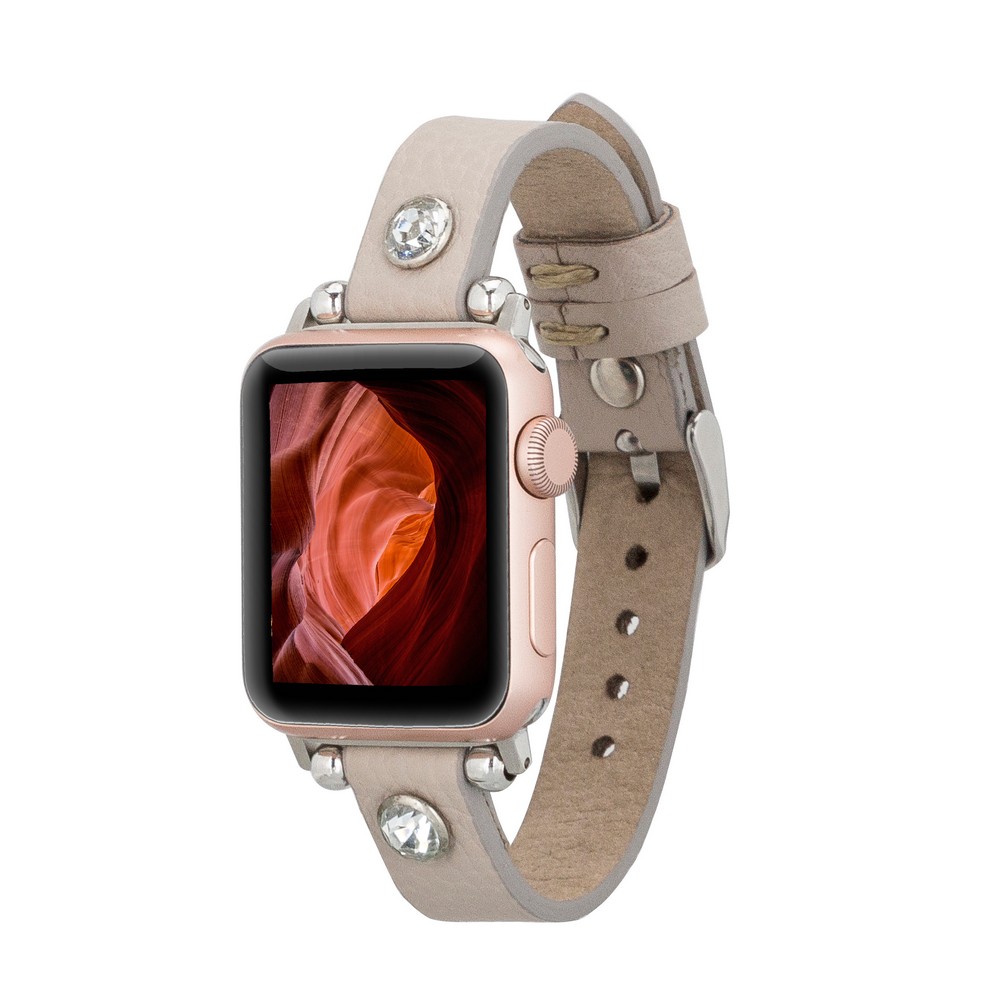 Apple Watch Uyumlu Deri̇ Kordon Vi̇sby 38-40-41Mm Erc3