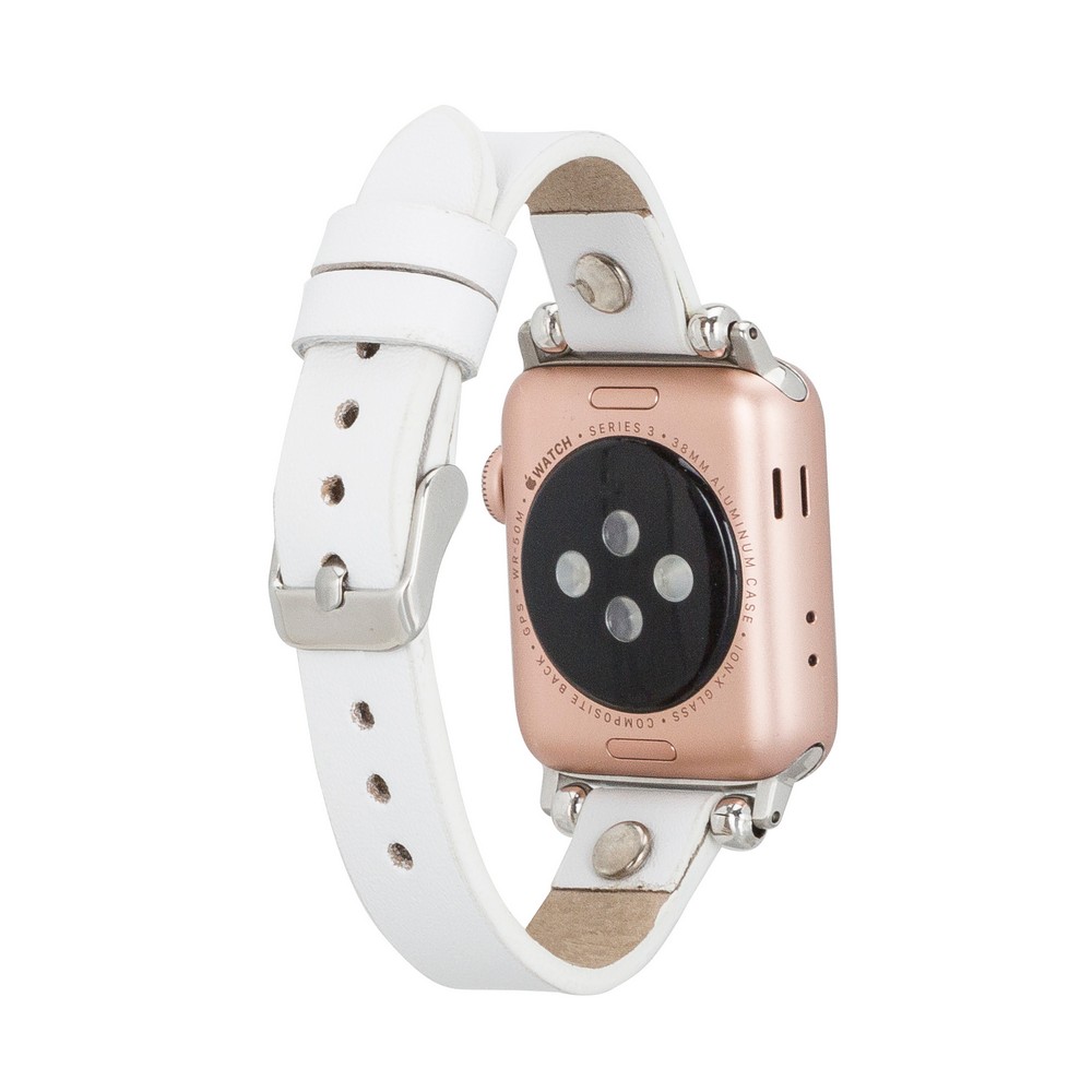 Apple Watch Uyumlu Deri̇ Kordon Vi̇sby 38-40-41Mm F3