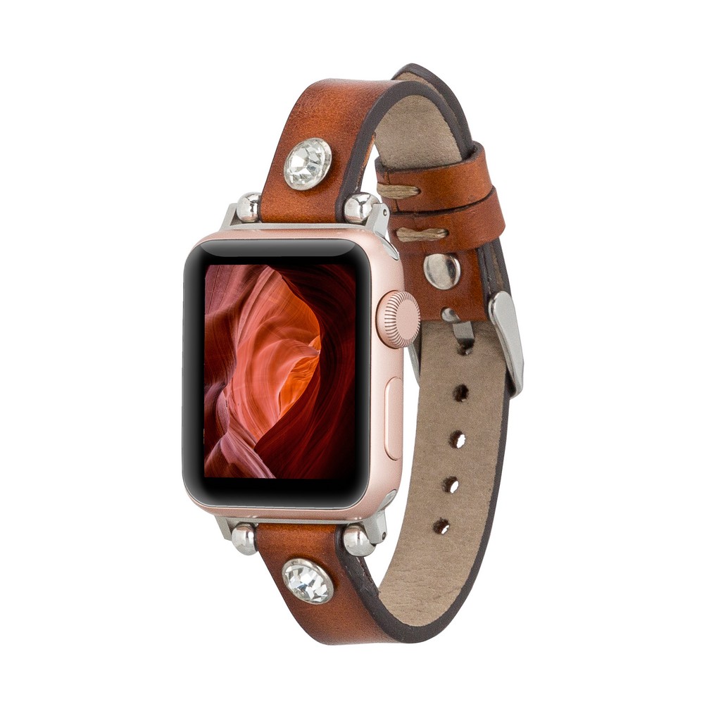 Apple Watch Uyumlu Deri̇ Kordon Vi̇sby 38-40-41Mm Rst2Ef
