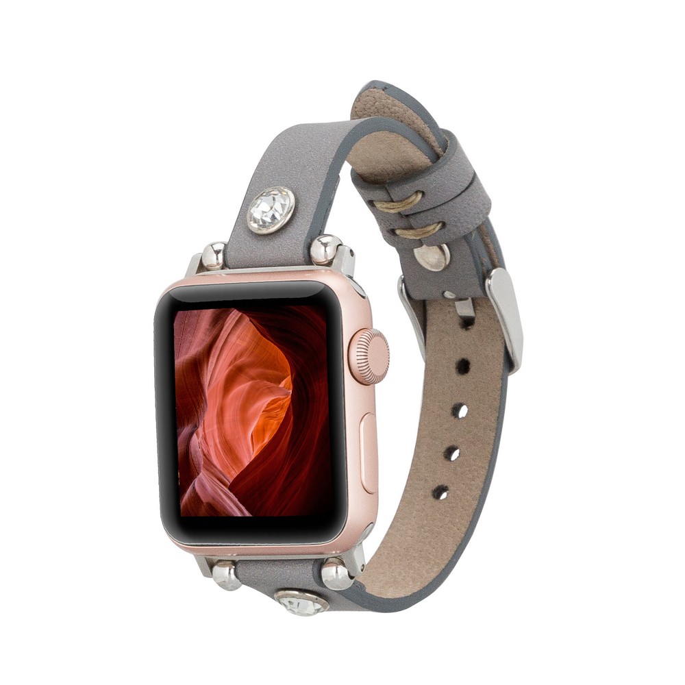 Apple Watch Uyumlu Deri̇ Kordon Vi̇sby 38-40-41Mm Rst9