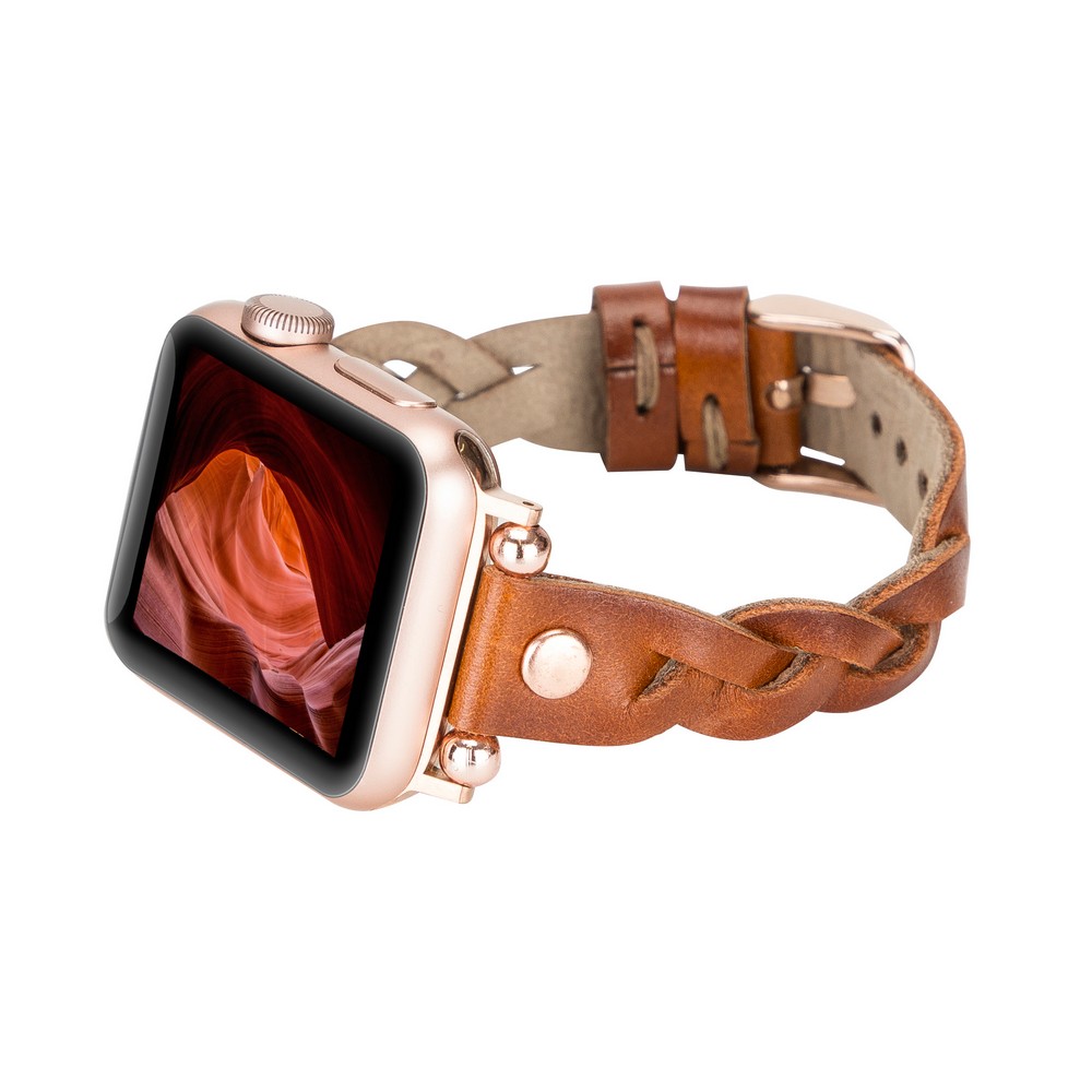 Apple Watch Uyumlu Deri̇ Kordon Wanda 38-40-41Mm Rt Rst2E