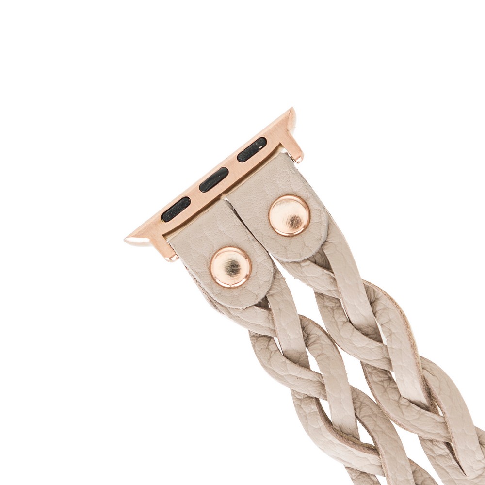 Apple Watch Uyumlu Deri̇ Kordon York Double Tour Erc3