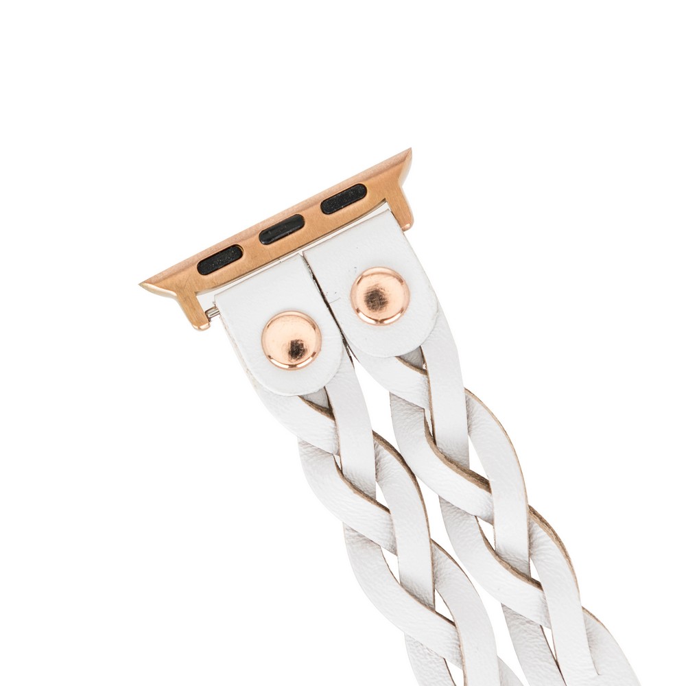 Apple Watch Uyumlu Deri̇ Kordon York Double Tour F3