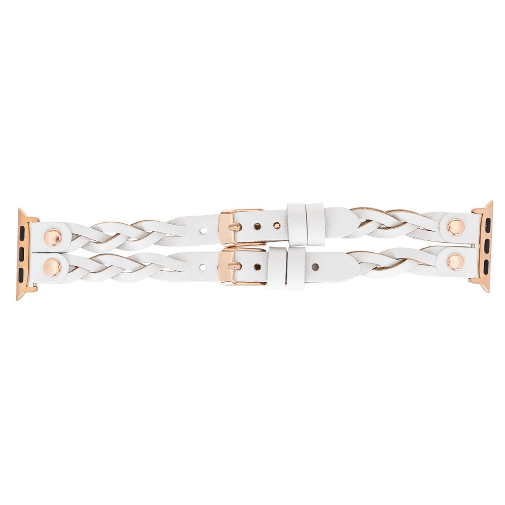 Apple Watch Uyumlu Deri̇ Kordon York Double Tour F3