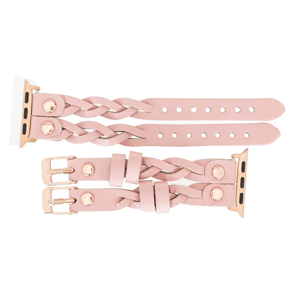 Apple Watch Uyumlu Deri̇ Kordon York Double Tour Nu2