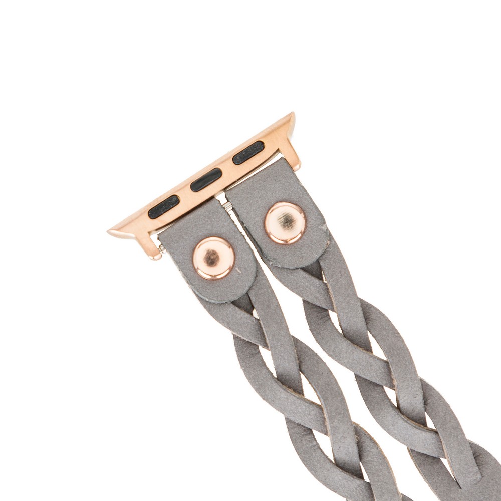 Apple Watch Uyumlu Deri̇ Kordon York Double Tour Rst9