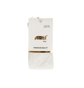 Artı Kalp Kabartmalı Kız Külotlu Çorap 340023 Asorti̇