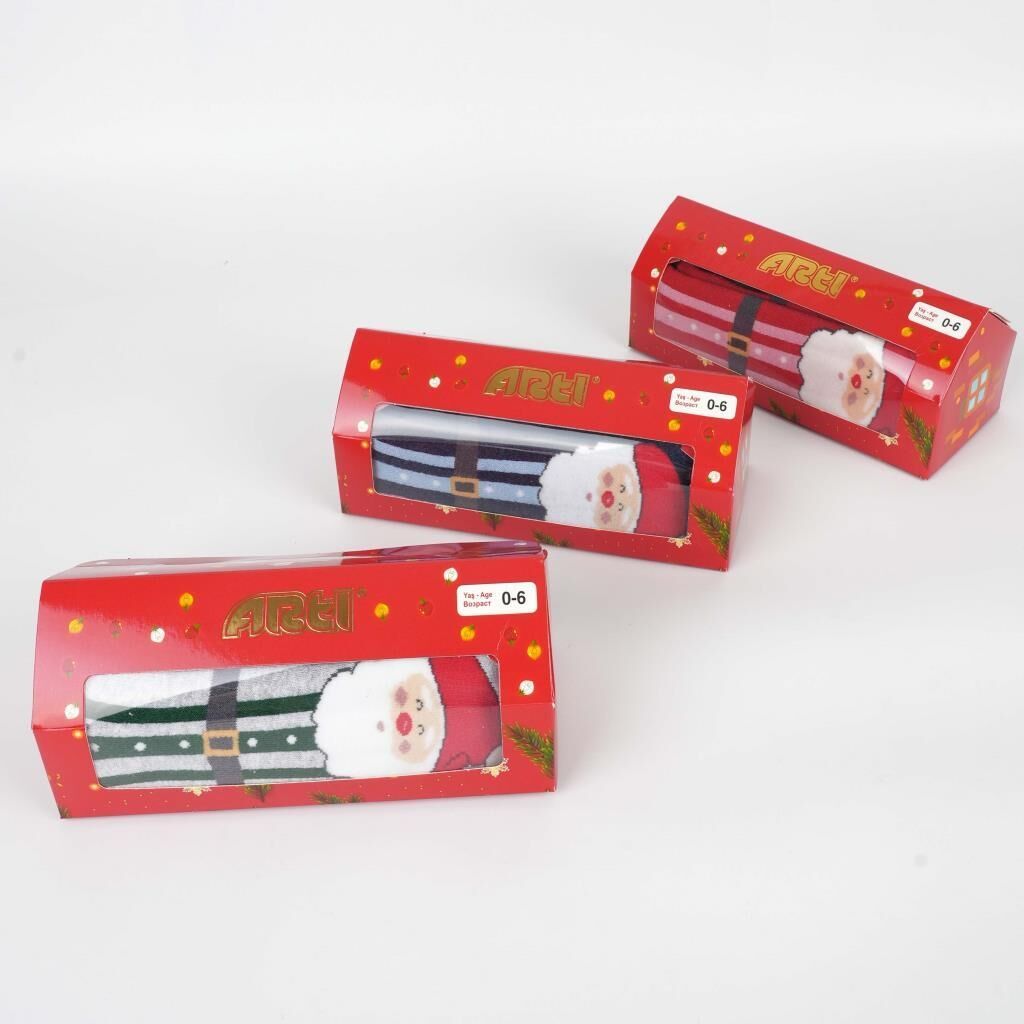 Artı Redi̇men Kutulu Havlu Bebek Külotlu Çorap 350200 Asorti̇