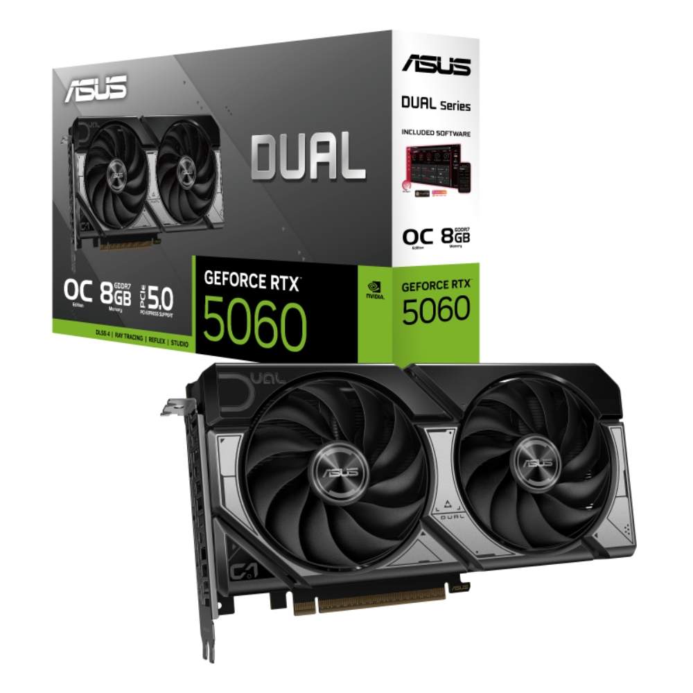 Asus Dual-Rtx5060-O8G-Gamıng 128Bıt Vga
