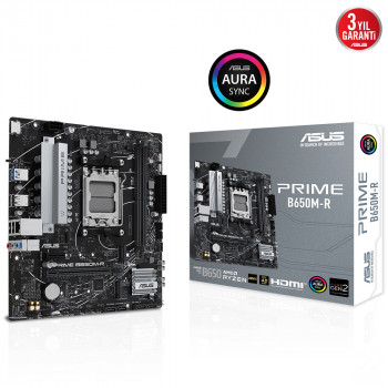 Asus Prıme B650M-R Amd Ddr5 7200+(Oc) Hdmı M.2 Am5