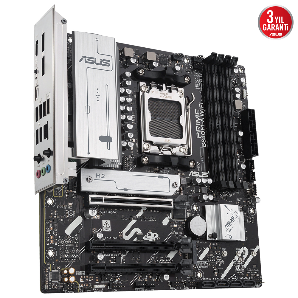 Asus Prıme B840M-A Wıfı Amd  Ddr5 Matx Anakart