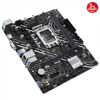 Asus Prıme H610M-K Ddr5 5600Mhz Hdmı Vga Matx 1700