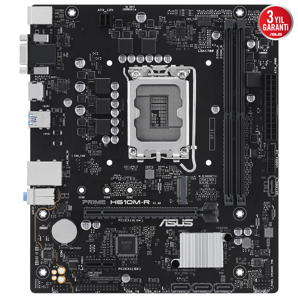 Asus Prıme H610M-R D5-Sı  Ddr5  Matx 1700P