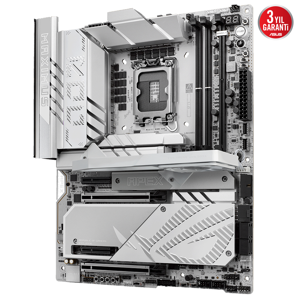 Asus Rog Maxımus Z890 Apex Ddr5 6Xm2 Usb3.2 Wıfı7 Rgb Lan Atx