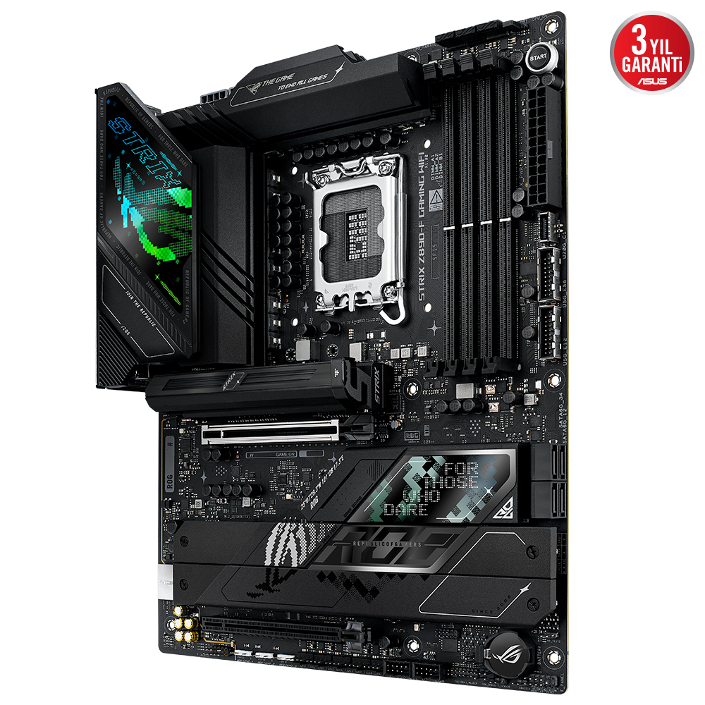 Asus Rog Strıx Z890-F Gamıng Wıfı Ddr5 5Xm2 Usb3.2 Rgb Lan Atx