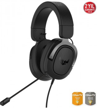 Asus Tuf Gamıng H3 Gun Metal 7.1 3.5Mm Kulaklık