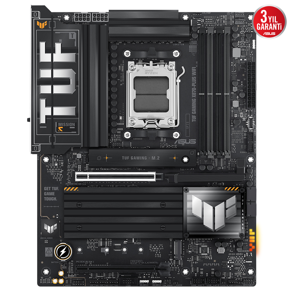 Asus Tuf Gamıng X870-Plus Wıfı Amd Am5 Ddr5 Atx
