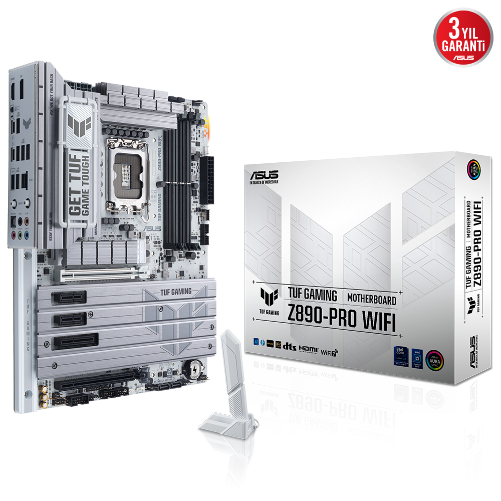 Asus Tuf Gamıng Z890-Pro Wıfı Intel Lga1851 Z890 D