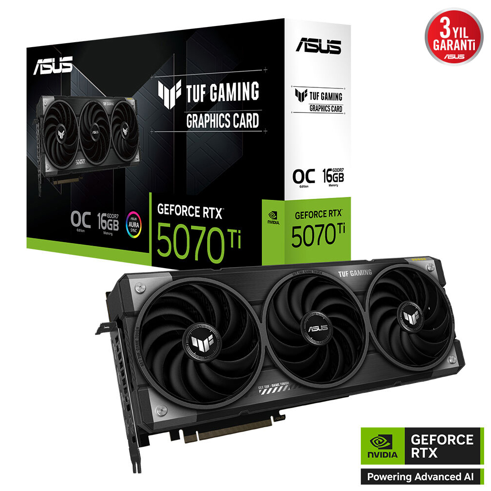 Asus Tuf-Rtx5070Tı-O16G-Gamıng Vga