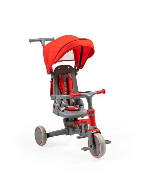 Baby2Go Go Bi̇ke Üç Tekerlekli̇ Katlanabi̇li̇r Bi̇si̇klet Kırmızı
