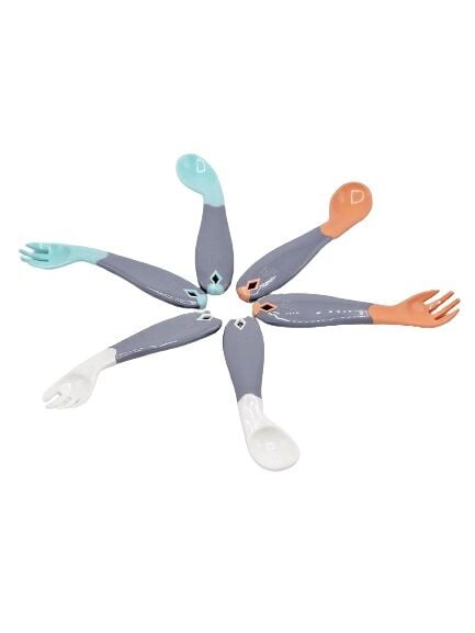 Babyjem Açılı Mama Kaşık Çatal Takımı 703 Yeşi̇l