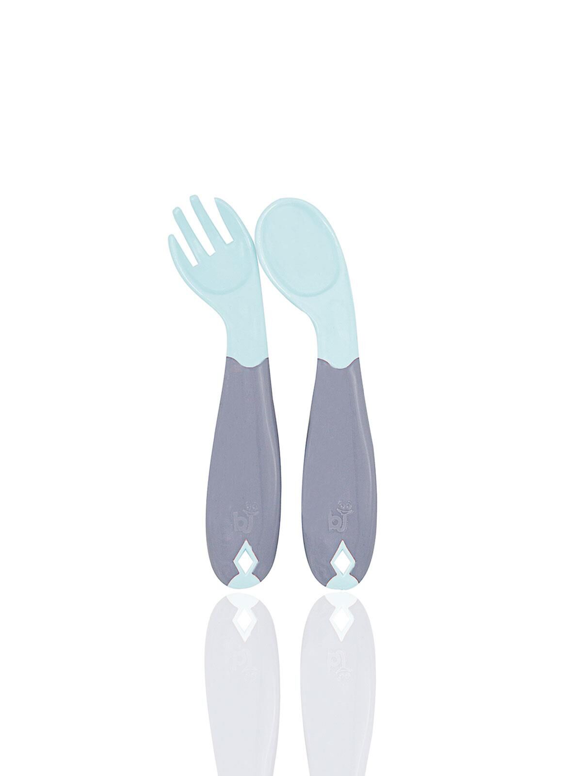 Babyjem Açılı Mama Kaşık Çatal Takımı 703 Yeşi̇l