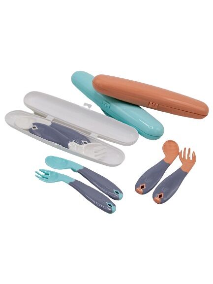 Babyjem Açılı Mama Kaşık Çatal Takımı 703 Yeşi̇l