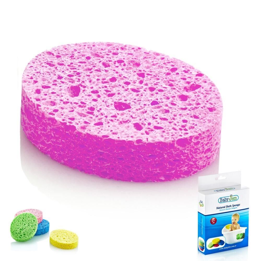 Babyjem Bebek Banyo Süngeri̇ Selülozi̇k 020 Pembe