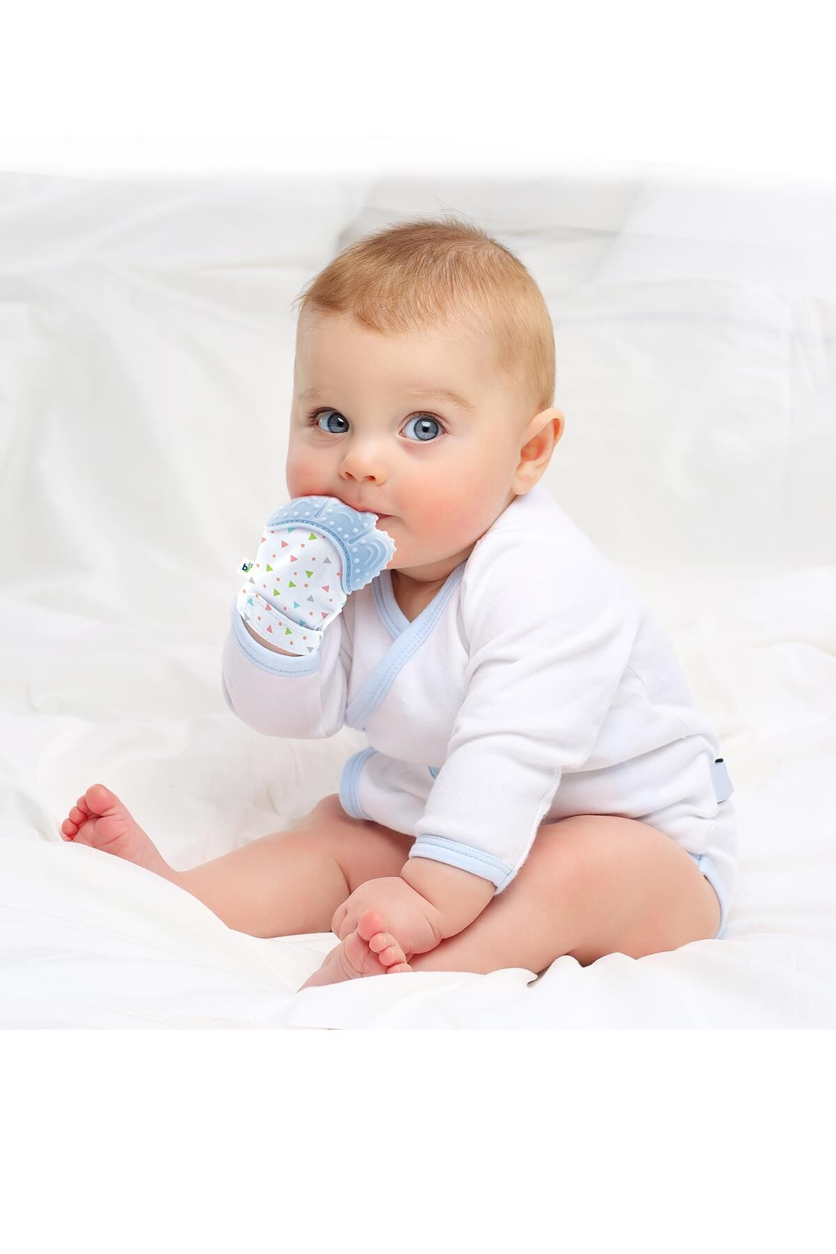 Babyjem Di̇ş Kaşıyıcı Eldi̇ven 526 Mavi̇