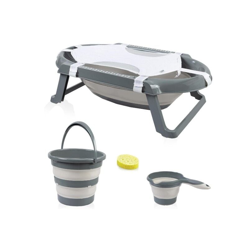 Babyjem Katlanır Banyo 5 Li̇ Küvet Seti̇ 596 Antrasi̇t