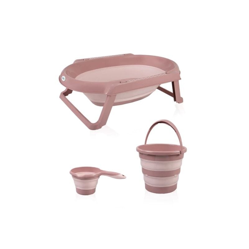 Babyjem Katlanır Banyo Küvet Seti̇ 765 Somon