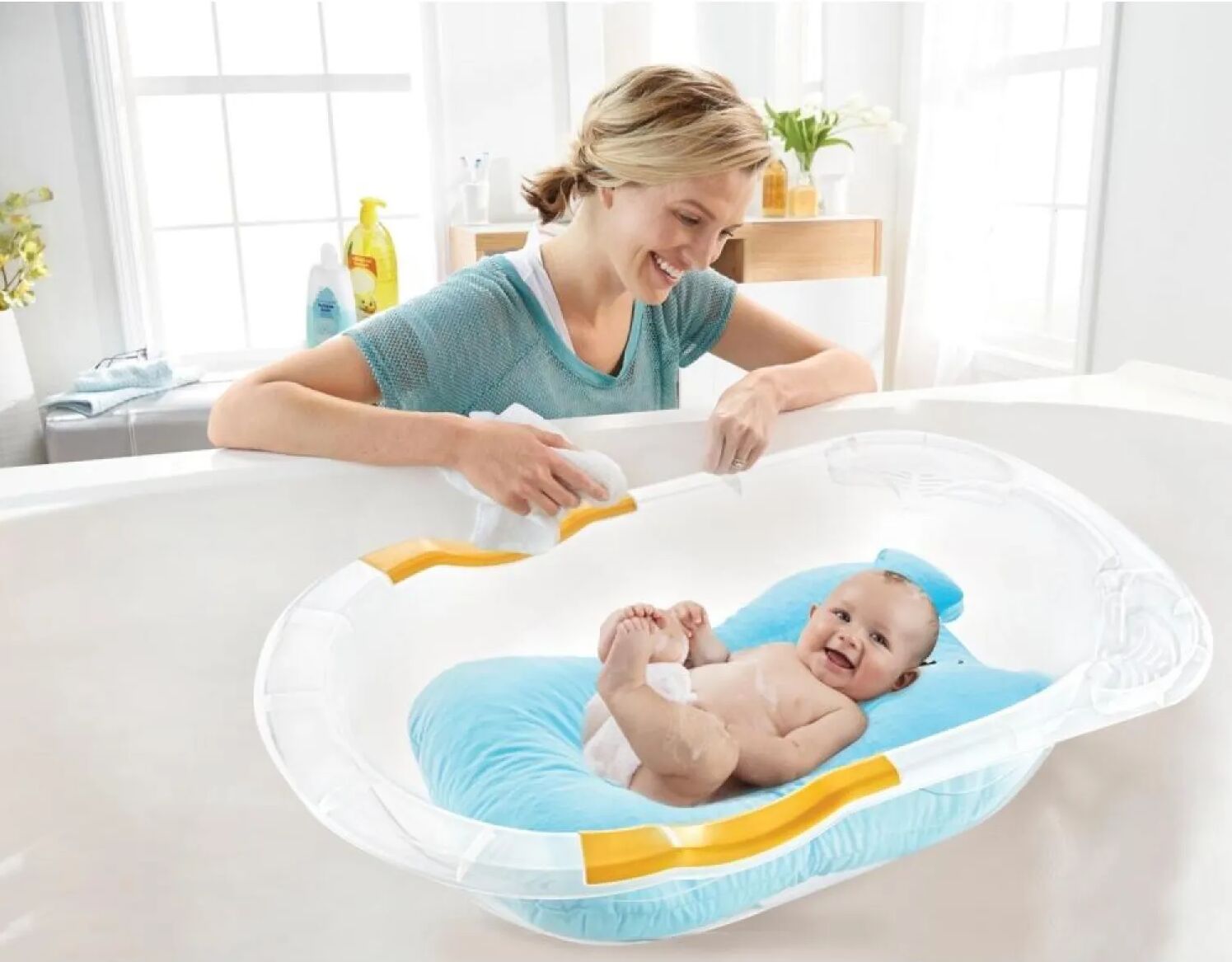 Babyjem Köpüklü Bebek Banyo Yatağı 436 Gri̇