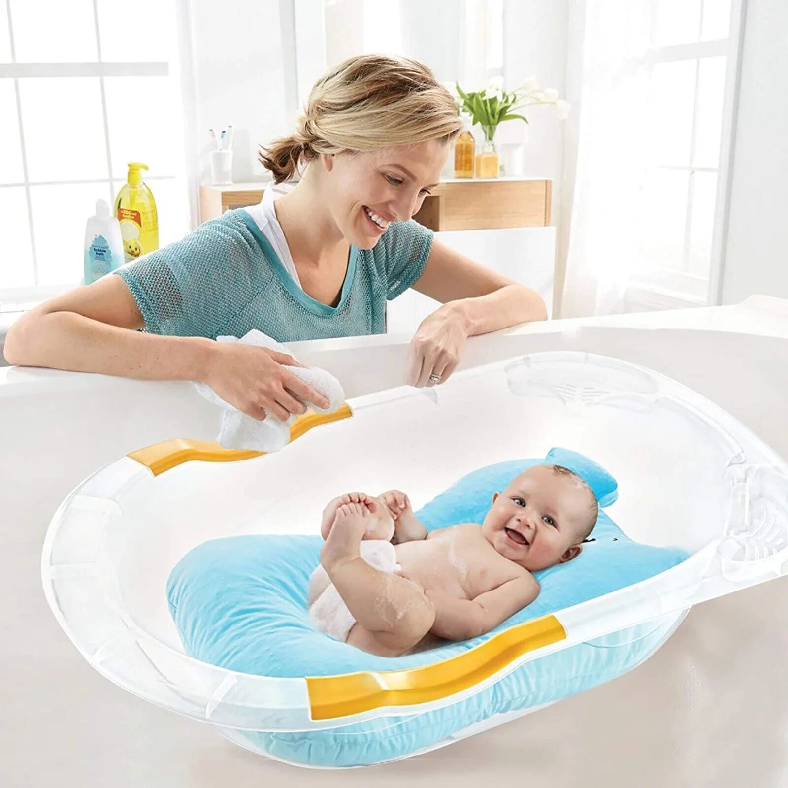 Babyjem Köpüklü Bebek Banyo Yatağı 436 Mavi̇