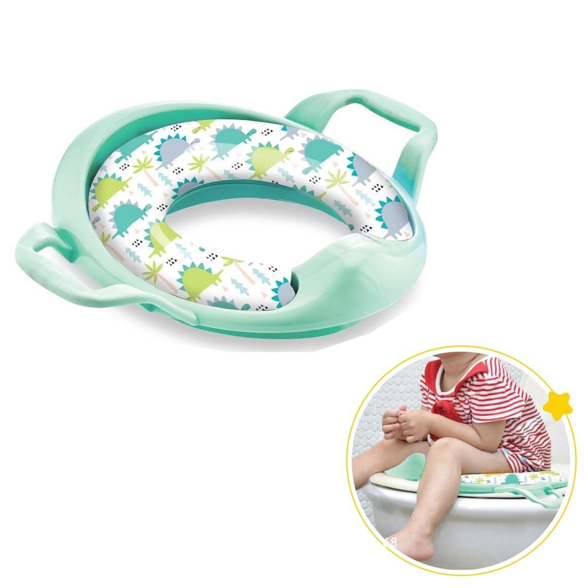 Babyjem Mega Klozet Adaptörü 064 Mi̇nt Yeşi̇li̇