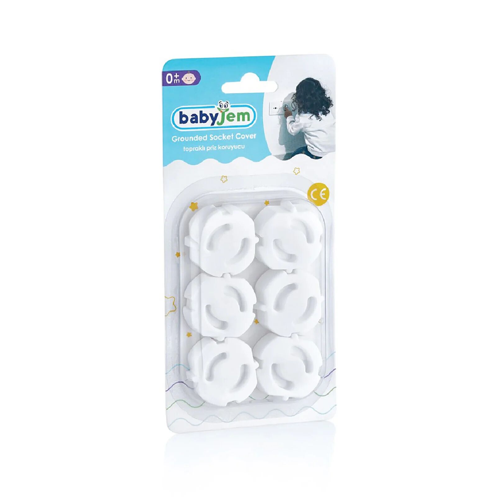 Babyjem Topraklı Pri̇z Koruyucu 056