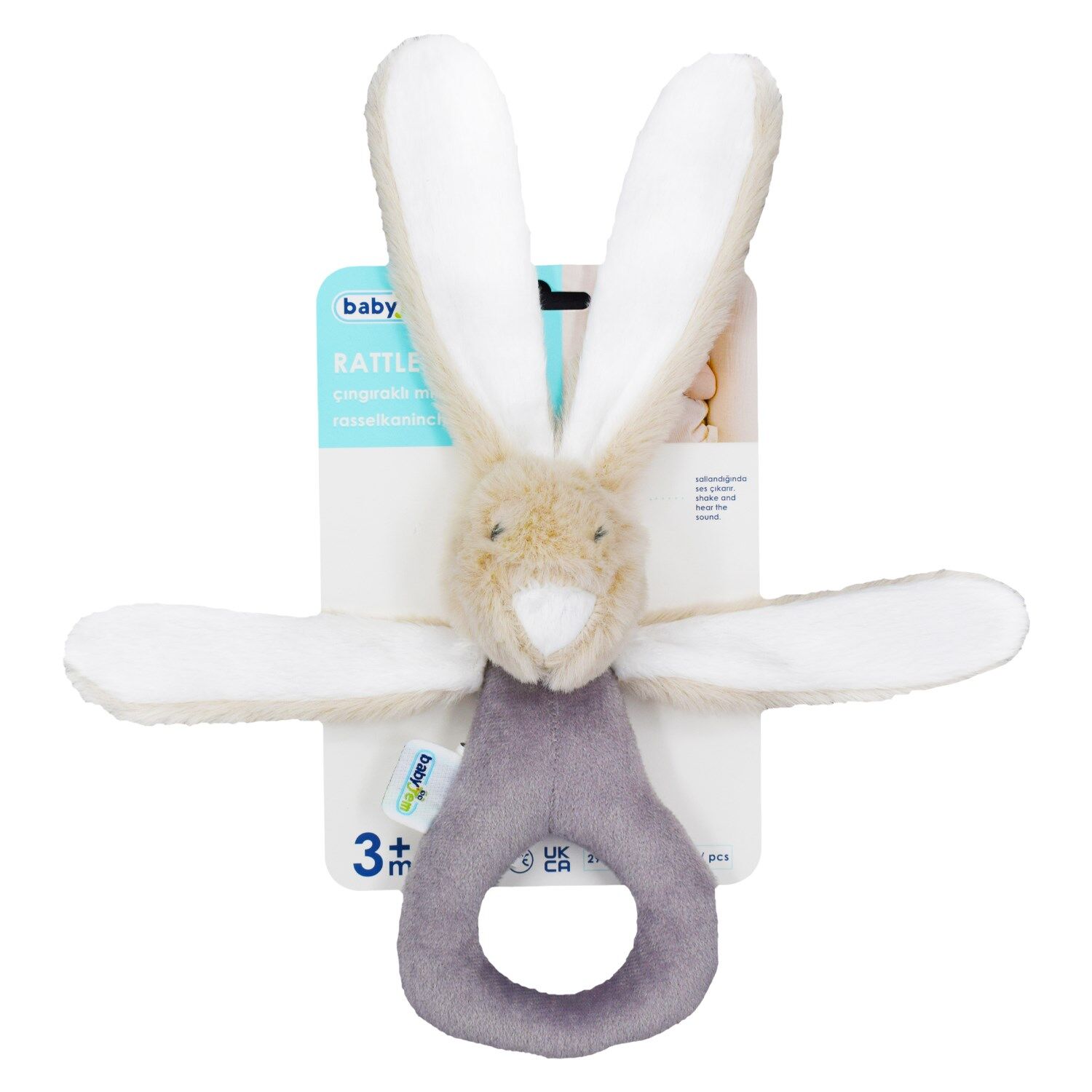 Babyjem Tutmalı Peluş Mi̇ni̇ Tavşan 842 Taş