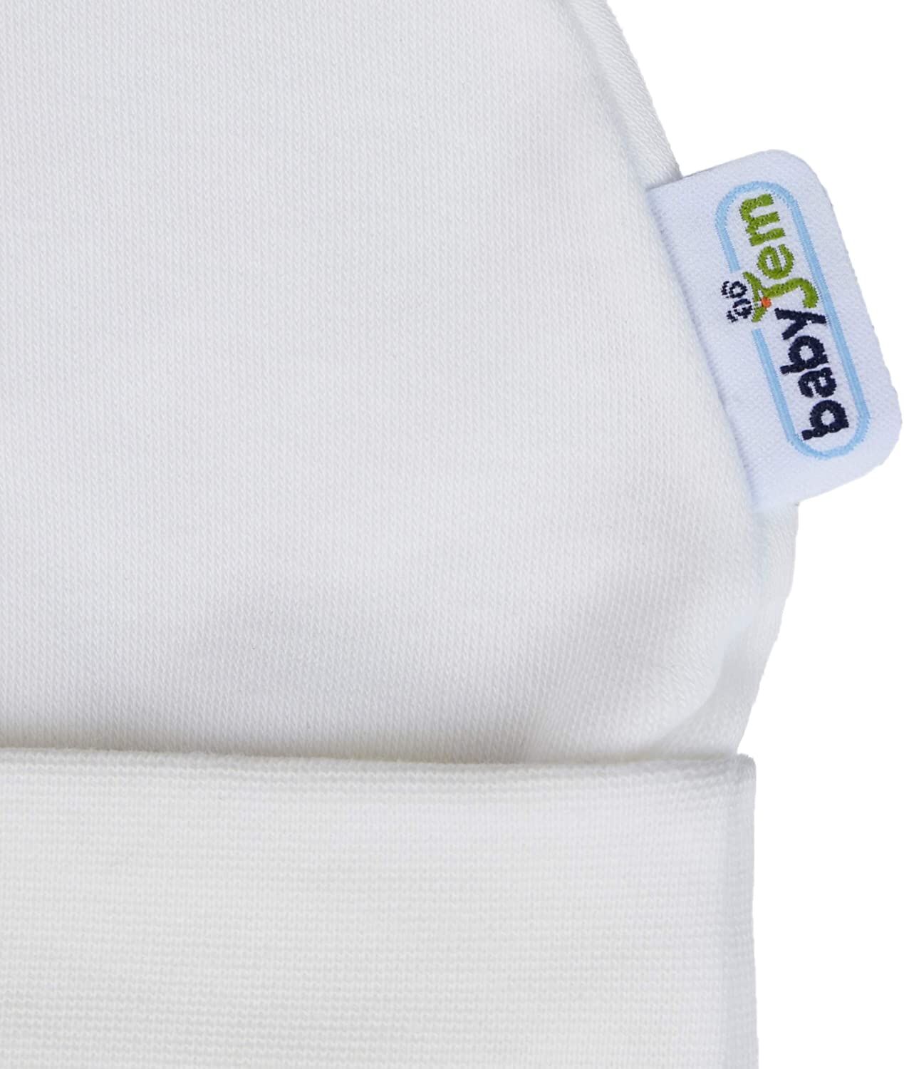 Babyjem Yeni̇doğan Bebe Şapka 397 Beyaz