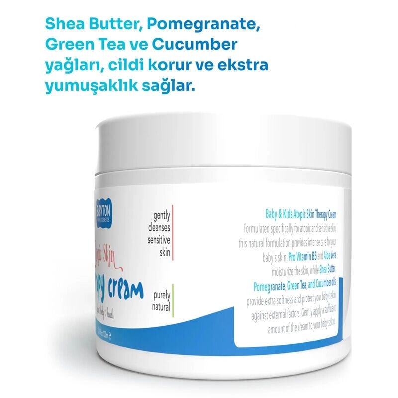 Babyton Atopi̇k Ci̇lt Hassas V&uuml;cut Kremi̇ 100Ml