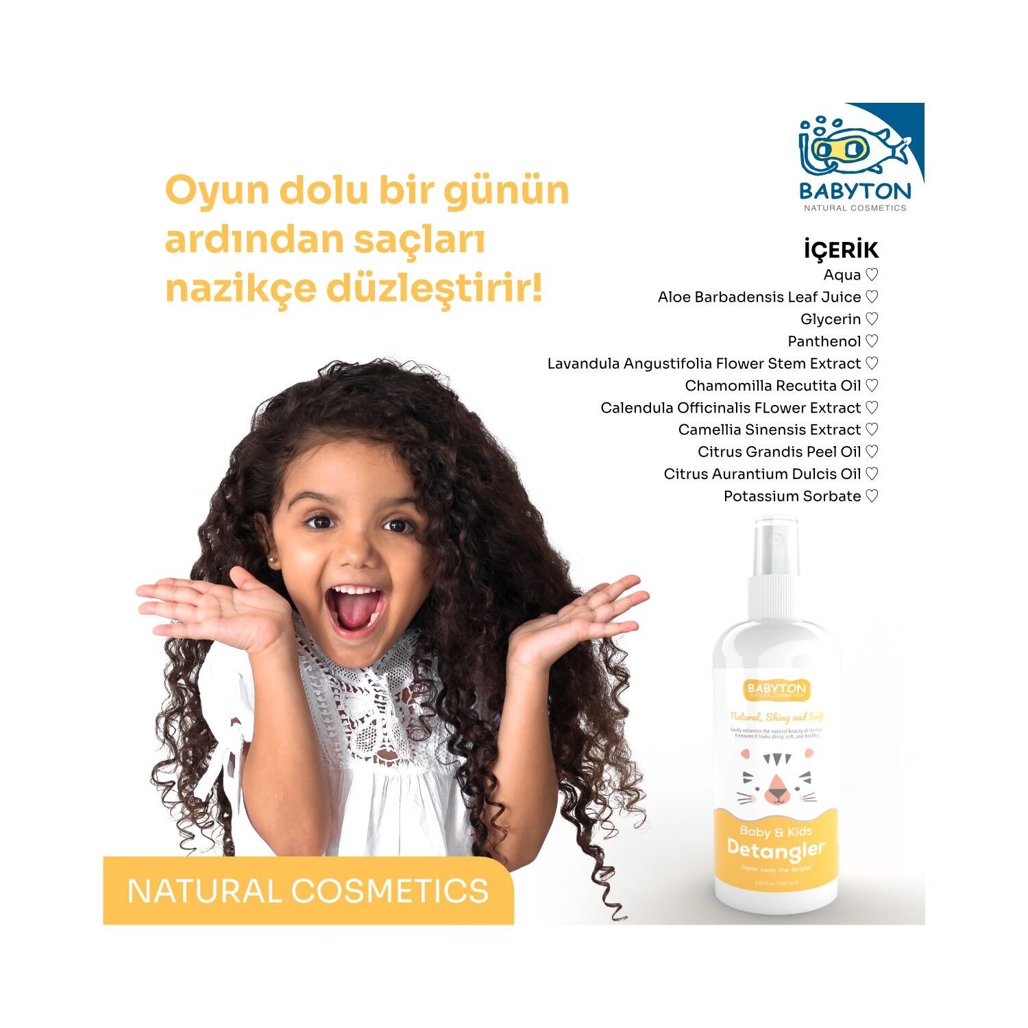 Babyton Bebek Ve Çocuklar İçi̇n Kolay Tarama Spreyi̇ 200Ml