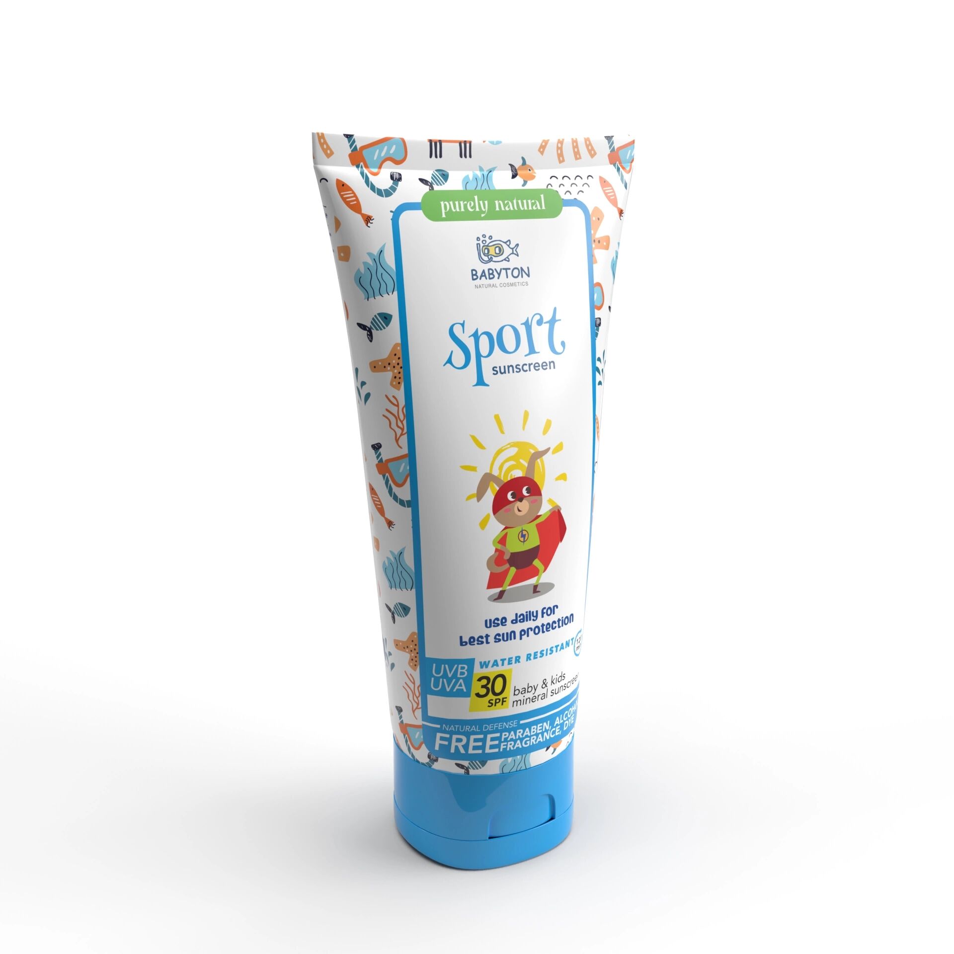 Babyton Bebek Ve Çocuklar İçi̇n Suya Dayanıklı Güneş Koruyucu Krem 100 Ml