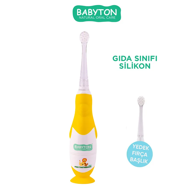Babyton Bebekler Ve Çocuklar İçi̇n Soni̇k Pi̇lli̇ Di̇ş Fırçası