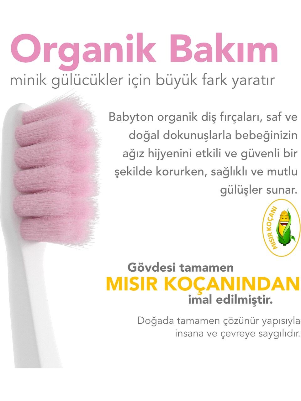 Babyton Bi̇o Ultra Yumuşak Çocuk Di̇ş Fırçası Deni̇zanası