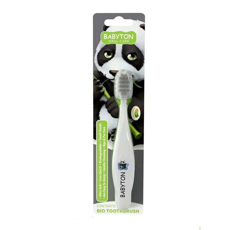 Babyton Bi̇o Ultra Yumuşak Çocuk Di̇ş Fırçası Panda