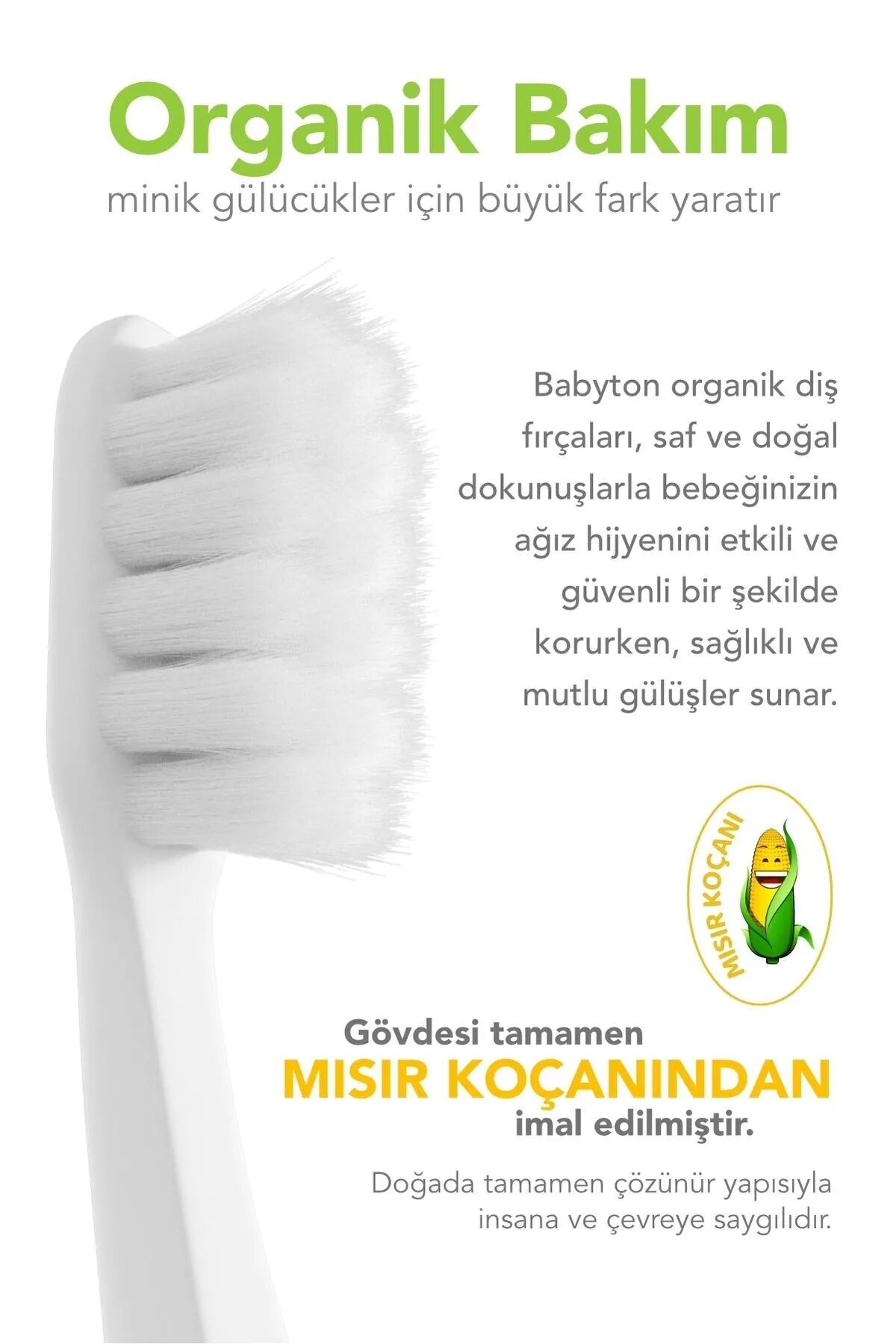 Babyton Bi̇o Ultra Yumuşak Çocuk Di̇ş Fırçası Panda