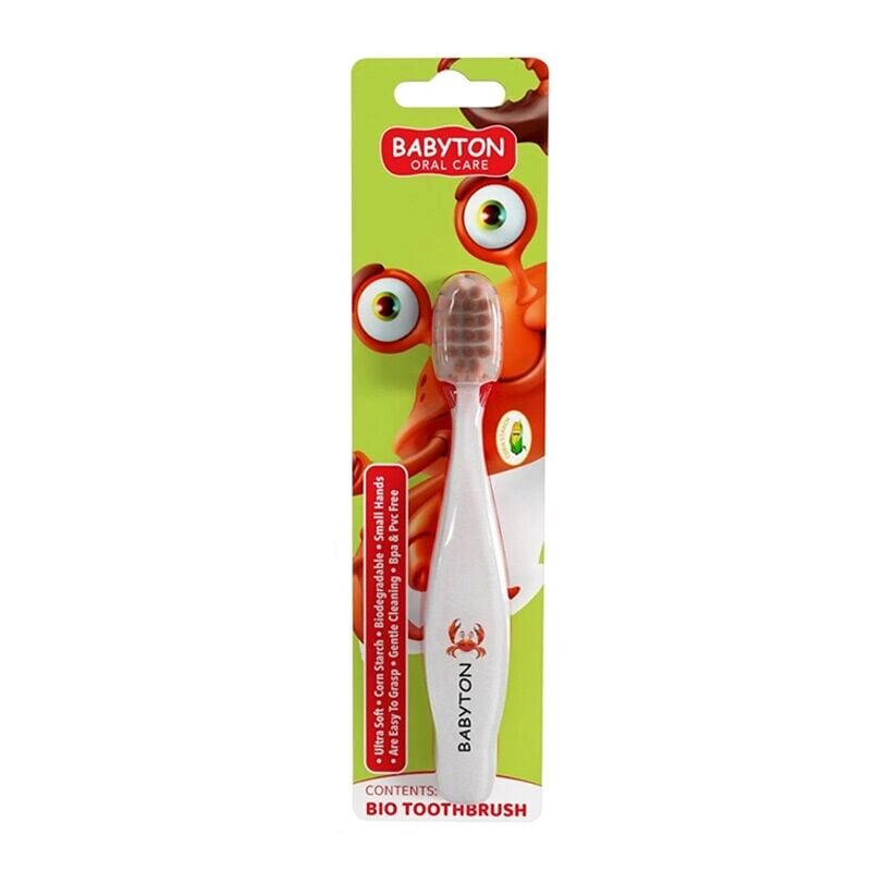 Babyton Bi̇o Ultra Yumuşak Çocuk Di̇ş Fırçası Yengeç