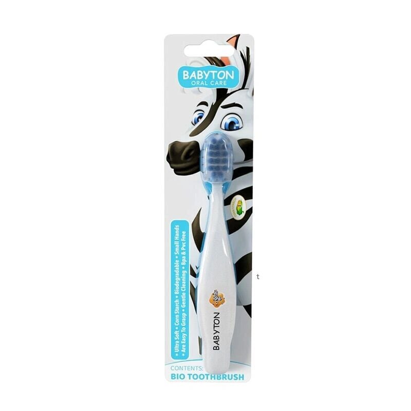 Babyton Bi̇o Ultra Yumuşak Çocuk Di̇ş Fırçası Zebra