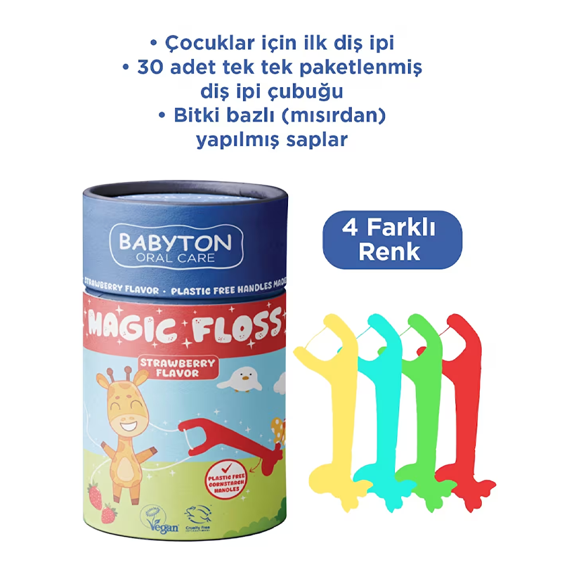 Babyton Çocuklar İçi̇n Di̇ş İpi̇